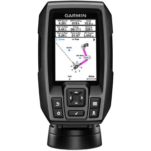 Garmin STRIKER 4 Fishfinder Worldwide Version w/77/200kHz - 4-Pin Transducer w/Transom & Trolling Motor Mounts [010-01550-01]