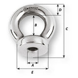 Wichard 8mm Eye Nut - 1/2" Diameter [06334]