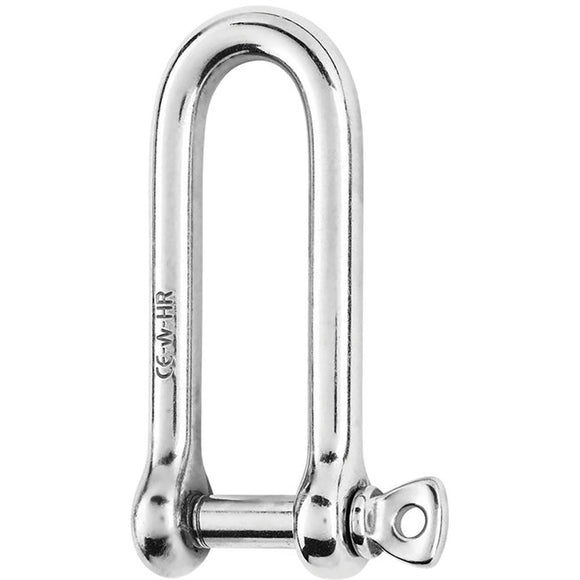 Wichard HR Long D Shackle - 10mm Diameter - 25/64